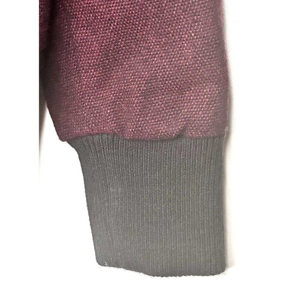 JG Hook Womens Coat Wool Viscose Snap Button Jacket Lined Plum Size 6P - Picture 8 of 13